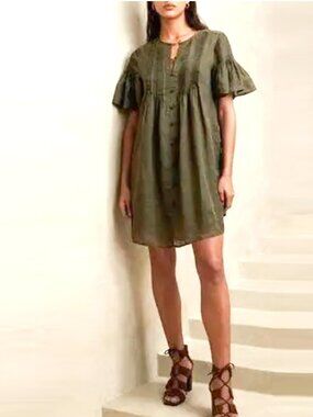Banana Republic Pintuck RAMIE Mini Dress with Slipdress